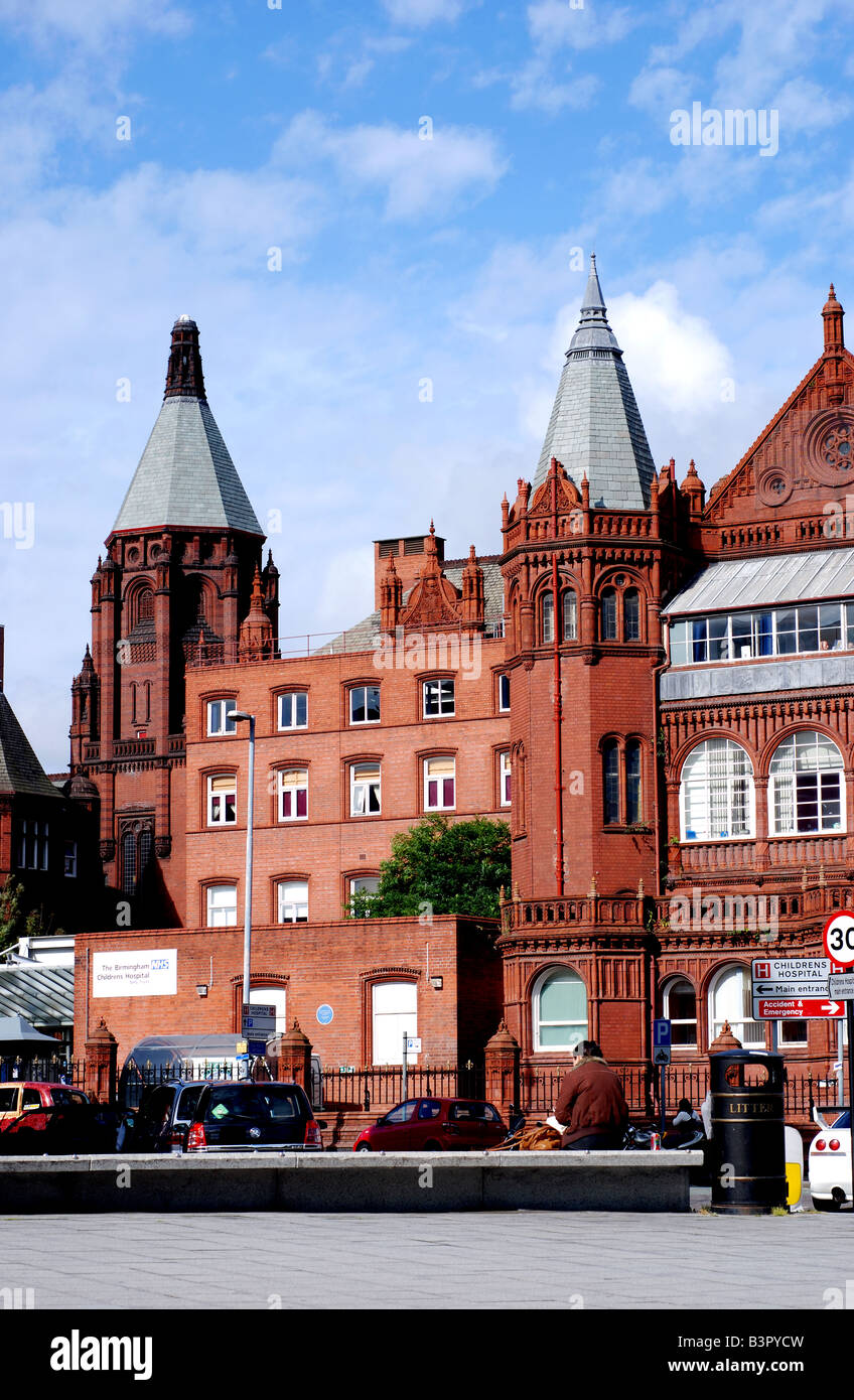 Birmingham Children`s Hospital, West Midlands, England, UK Stock Photo